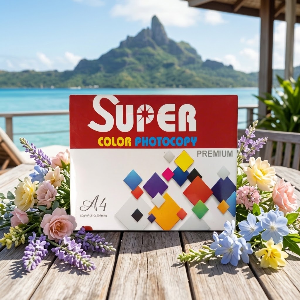 Giấy photo màu Super A4 80gsm